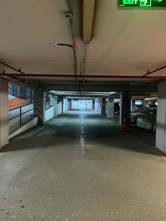 Clubsporium Otoparkı Yol ve Duvar Çizgileri, Duvar Boyası, Yangın ve Havalandırma Yapım İşi