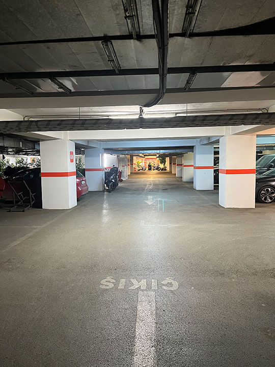 Clubsporium Otoparkı Yol ve Duvar Çizgileri, Duvar Boyası, Yangın ve Havalandırma Yapım İşi