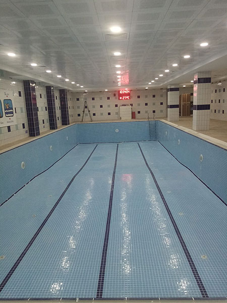 Clubsporium Bostancı Giriş Lobby Karşılama Soyunma Odaları ve Kapalı Havuz Yapım İşi