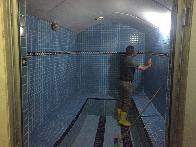 Clubsporium Bostancı Giriş Lobby Karşılama Soyunma Odaları ve Kapalı Havuz Yapım İşi